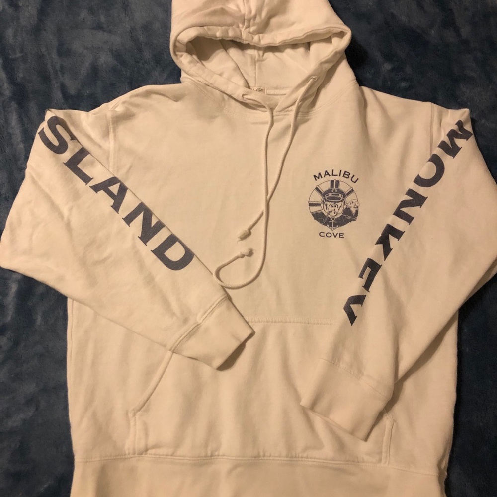 John qilt hoodie unisex medium size clean white